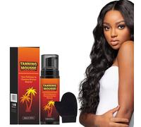 Self-Tanning Mousse, Self-Tanning Cream In Antique Bronze, Moisturising Long-Lasting Self-Tanning Mousse, Suitable For Tanned Skin On The Face And Body(With Gloves).200ml