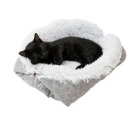 Self-Warming Cat Bed - Washable Soft Pet House for Comfort, Winter Travel with Plush Materials, Interior Outdoor Use for gatos and Small Dogs, Portable and Lightweight Design