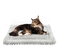 Self-Warming Cat Mat, Double-Sided Pet Pad, Plush Thermal Blanket, Soft and Cozy Design for Small to Medium Pets, Winter Use on Couch, Bedside, Corners, Cage, Carriers, or Home Outdoor Areas
