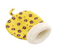 Self Warming Pet Nest, Plush Non Slip Sushi Bed, Self Heated Hamster House for Dogs, Sturdy Pet Cave, for Plush Material, Pets Mat with Machine Washable Feature, Animal Shelter, for Puppy Kitten Sofa
