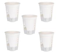 Self Watering Plant Pots - Indoor Flower Planter Set | Automatic Irrigation Container System, Modern Decorative Indoor Gardening Pots Collection, Efficient Moisture Control Design Promote Healthy Root