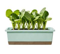 Self Watering Planter | PP, 43 x 18 x 15,5 cm, With Drainage Hole & Wick | Indoor Outdoor Window Box | Vegetable Herb Flower Pot For Balcony, Patio, Garden