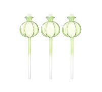 Self-Watering Planter with Glass Insert, Glass Irrigation System, Automatic Garden Watering, Pomegranate Pattern