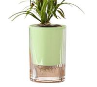 Self Watering Pot, Double Layer Planter, Garden Plant Pot 3 Inch, Indoor Outdoor Planter for Home Office Balcony Windowsill Living Room Bedroom Use, Plant Watering System, Easy Care Planters