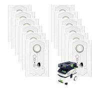 SELFCLEAN 204308 - Bolsas de filtro para Festool CT MINI/MIDI/CT 15 a partir de 2019, recambio SC-FIS-CT MINI/MIDI-2/5 de gran capacidad (12 unidades)