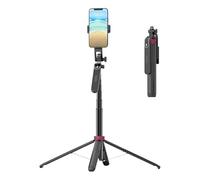 selfie con control remoto, invisible para selfie, soporte giratorio para cámara, soporte de filmación antivibración para viajes, deportes, mochileros, senderismo, transmisión al aire libre