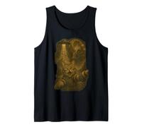 Selfie de gato con OVNI y Kraken Mythic Horror Alien Abduction Camiseta sin Mangas