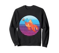 Selfie Fish Goldfish Humorous Underwater Selfie Stick Ocean Sudadera