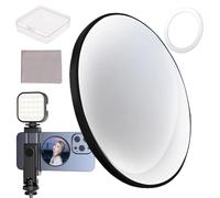 Selfie Mirror, Espejo para la Parte Posterior del teléfono, Espejo de teléfono, Pantalla de vlog de 2,2 Pulgadas para duplicar vlogging portátil de Alta resolución Vlogging en fotografía de