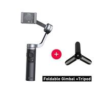Selfie Stick 3-Axis Handheld Gimbal Cámara estabilizador foldbale Phone Holder for teléfono Inteligente Transmisión en Vivo(with Tripod)