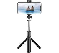 Selfie Stick Bluetooth Negro + Mini trípode