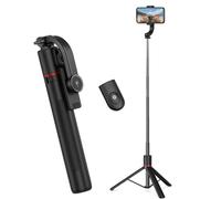 Selfie Stick - Palo telescópico Extensible para cámaras Digitales compactas, cámaras de acción y más, con Correa de muñeca, Rango: 22 a 109 cm
