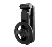 Selfie Stick, Phone Camera Pole, Magnetic Pocket Build with Detachable Remote Control, Wireless Holder Tripod for Vlog, Travel, Recording, Gym, 17.72in Rod and 4.33in Clamp