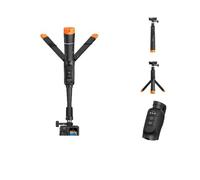 Selfie Stick Tripod, Barra de flotabilidad de trípode/Palo Selfie Extensible con Control Remoto inalámbrico subacuático, Compatible con Gopro Hero 9 10 11 12 13 MAX