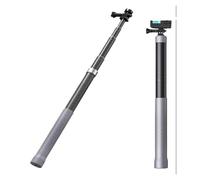 Selfie Stick Tripod, Palo Selfie de Fibra de Carbono, monopié Extensible con Tornillo 1/4, Compatible con cámara GoPro 13 12 Insta360 X4 X3 dji Action 5pro 4(1.2m Selfie Stick)