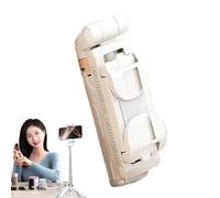 Selfie Stick Tripod, Phone Holder Stand, Four-Axis Wireless Remote 360° Rotating Portable Stick, 15.75 Inches Lightweight Adjustable Tripod For Smartphone Photography