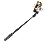 Selfie Stick Trípode: Palos Extensibles en aleación de Aluminio con Soporte de 4 Puntos, trípode para teléfono móvil y cámara | Soporte de Tripphy con Ruta inalámbrica de Recarga, Rota