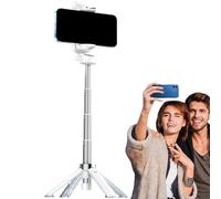 Selfie Tripod | Mobile Selfie Stick | Monopods | Tall mobile Holders | 360° Double Axes Rotatable Travel Tripod | Tripod Mount with Wireless Remote for Vlogging, Livestreaming | Mobile accessories