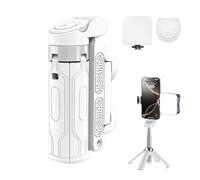 Selfie Tripod, Portable Selfie Stick Pad, Stand, Rotación de 360 grados, teléfono Mount for Livestreaming, Video Recording, Filming, Adjustable and Compact Design, 11,7 cm