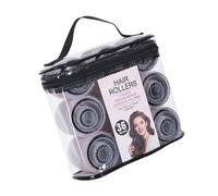 Selfs Grip - Juego de rulos de pelo de 36 piezas con bolsa de transporte para rizadores largos, medianos, cortos, gruesos, delgados, rizadores de agarre personal