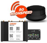 Selfsat 5g cat 12 wlan router mwr 5540 hasta 2,6 gbps incl. antena panorámica negro