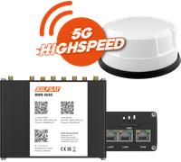Selfsat 5g cat 20 wifi 6 wlan router mwr 6550 hasta 3,4 gbps incl. antena panorámica blanco