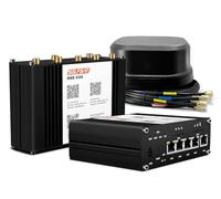SELFSAT MWR 5550 5G Cat 20 - Router Wi-Fi de hasta 3,3 Gbps con antena SATCO 5G, color negro