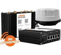 Selfsat mwr 5560 router wlan esim 5g cat 20 hasta 3,4 gbps incluyendo antena panorámica blanco