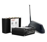 SELFSAT MWR 6550 5G Cat 19 WiFi 6 Router WiFi hasta 3,4 Gbps Incluye Antena Shark 5G, Color Negro