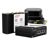 SELFSAT MWR 6550 5G Cat 20 WiFi - Router inalámbrico (6 unidades, hasta 3,4 Gbps, incluye antena SATCO 5G, color negro)