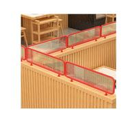 SelfStanding - Divisor acústico para escritorio, 90 x 30 cm, panel de reducción de ruido para estación de trabajo, barrera de distracción visual (rojo) para mejorar la privacidad y el enfoque