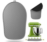 SelfTek Tabla Deslizante de Silicona para Batidora Kitchenaid, Alfombrilla Deslizante, Compatible Kitchenaid 4,3 - 4,8 L (4,5 - 5 Qt), Accesorio de Cocina Movimiento (Gris)