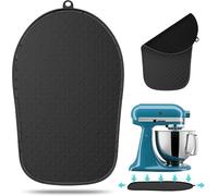 SelfTek Tabla Deslizante de Silicona para Batidora Kitchenaid, Alfombrilla Deslizante, Compatible Kitchenaid 4,3 - 4,8 L (4,5 - 5 Qt), Accesorio de Cocina Movimiento (Negro)