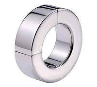 SeLgurFos Bola colgante del escroto del testículo resistente resistente magnético bola de acero inoxidable ensanchador de escroto, anillo para pene, juguete sexual masculino (A2-20mm)