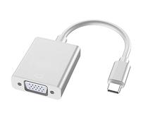 SELIACR Adaptador USB C a VGA, Adaptador Thunderbolt 3 (Tipo-C) Macho a VGA Hembra Compatible con Google Chromebook Pixel Mac Book Pro 2020,2019,2018, Lenovo 900, DELL XPS 13