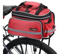 Selighting - Bolsa para Bicicleta Impermeable, Bolsa de Bicicleta Impermeable, Bolsa de Almacenamiento Trasera para Ciclismo, MTB y Deportes de Viaje con Funda (Rojo)