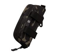 Selighting Estuche Rígido para Gafas de Sol Tácticas, Funda Militar con Cierre de Cremallera MOLLE, Pouches MOLLE con Clips Camo Negro