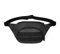 Selighting Riñonera Militar Hombre Cinturon Táctico Bolso Cintura Deportiva Bolsa Organizador de Telefono Llaves para Caza Viaja Escalada Pesca Running (Negro-1)