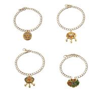 SELiLe 4 collares sueltos Fortunates Collar Long Lifes Lock Collar Collar de Perro para Fiestas