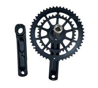SELiLe Biela Redonda Bicicleta Mountian Bike 165 mm Manivela Con 34T-50-T Doble Cadenas Para Ciclismo Con 10/11 Velocidad Carretera Para Ciclismo Para Ciclismo
