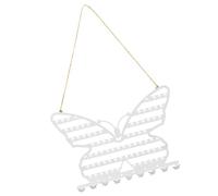 SELiLe Colgando Joyería Organizadores Mariposa Diseños Con Agujeros Y Gancho Accesorios Para Collares Anillos Pulseras Almacenamiento