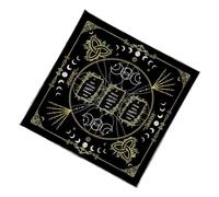 SELiLe Esteras plegables portátiles de Dios Tarot con símbolos místicos esteras lavables para practicantes espirituales regalos ocultos ritual mesa cubierta