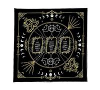 SELiLe Esteras plegables portátiles de Dios Tarot con símbolos místicos esteras lavables para practicantes espirituales regalos ocultos ritual mesa cubierta