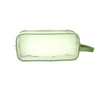 SELiLe Estuche para lápices de gran capacidad, 2 compartimentos, marcadores, bolsa de almacenamiento, organizador de suministros de arte portátil, bolsa de maquillaje de viaje, doble compartimento