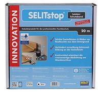 SELITstop - Cinta de protección anti humedad del rodapié para una protección óptima contra la humedad en la conexión de la pared (20 m)