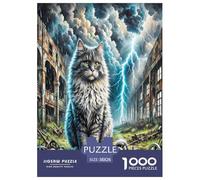 Selkirk Rex 1000 Piezas Animales Rompecabezas De Desafiantes Juguetes Juego De Habilidad para Toda La Familia Regalos 38x26cm/1000pcs