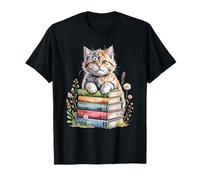 Selkirk Rex Bookworm Flowers Book Reading Books Camiseta