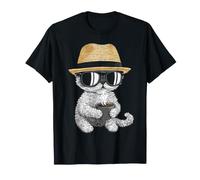 Selkirk Rex Cat Mom Kawaii Ilustración Café Camiseta