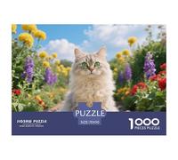 Selkirk Rex, Puzzle De 1000 Piezas, Momento De Diversión Familiar, Decoración Interior, Recomendado Desde 14 Años,Gato Mascota, 70x50cm/1000pcs