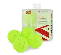 Selkirk Sport Pro S1 Pelota de pickleball resistente a grietas, con 38 orificios, para exteriores, aprobada por la USAPA para torneos, aerodinámica avanzada, pack de 4 unidades